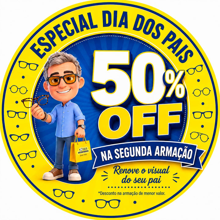 Dia dos Pais é na Ótica Voluntários!