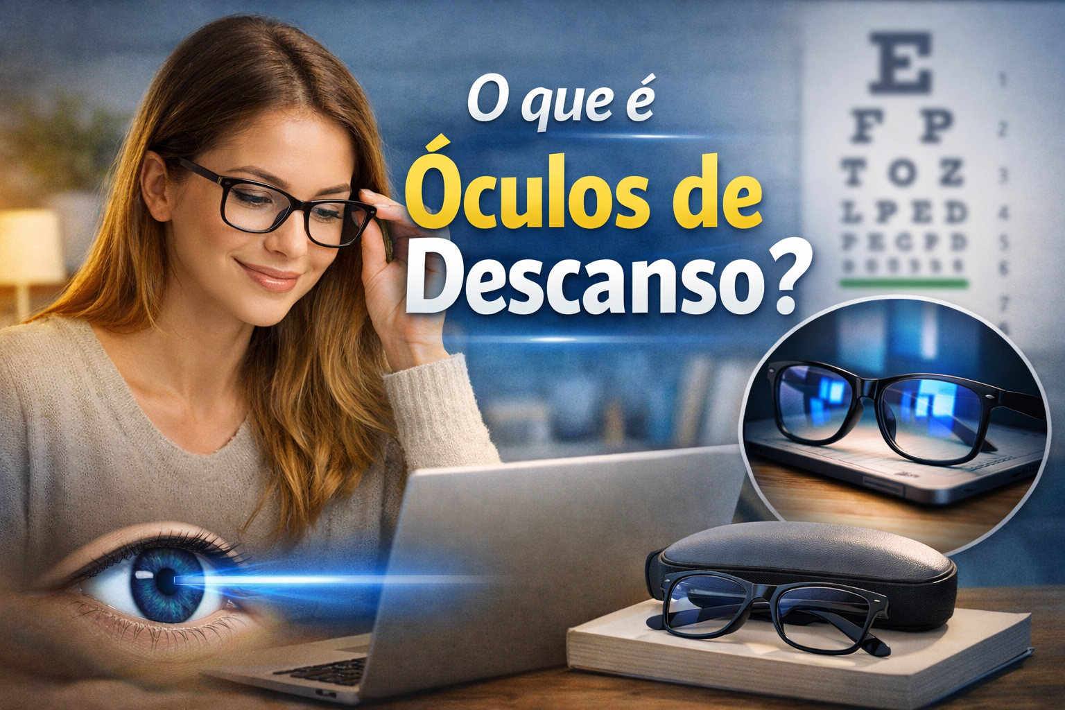 O que é óculos de descanso?