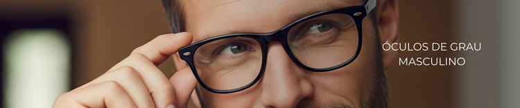 ÓCULOS DE GRAU MASCULINO